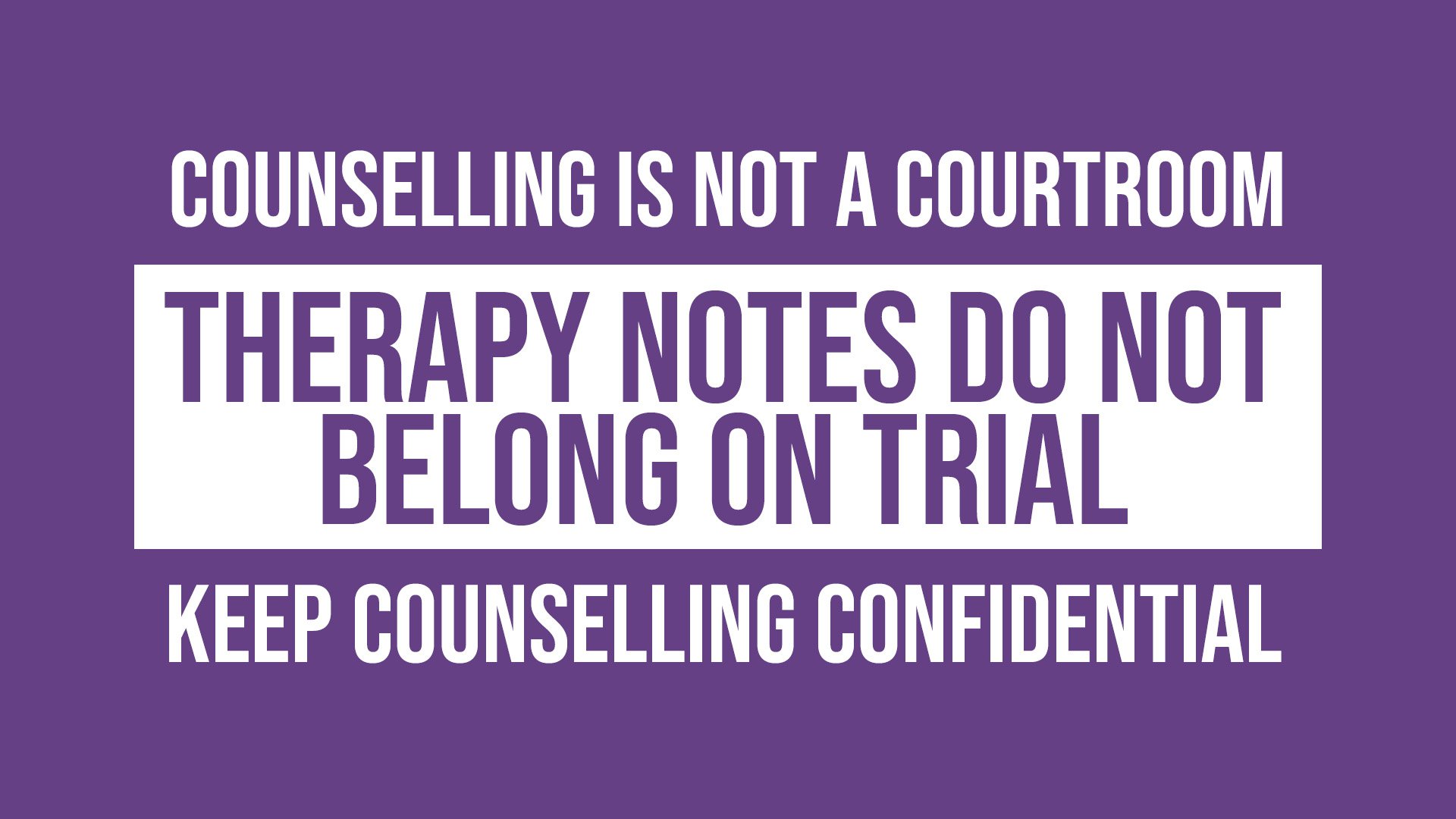 Counselling is not a courtroom