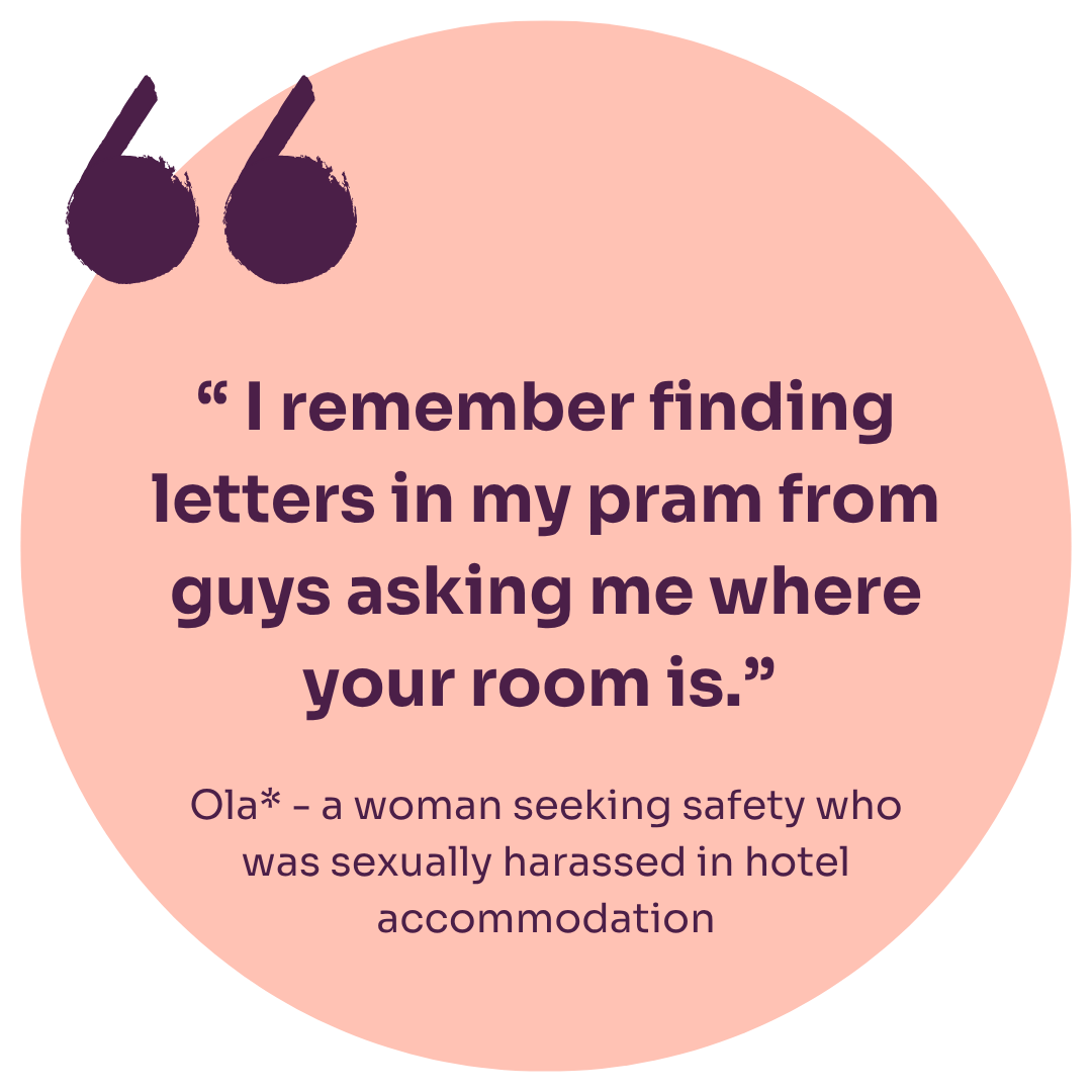 letters in my pram from guys asking me where your room is.